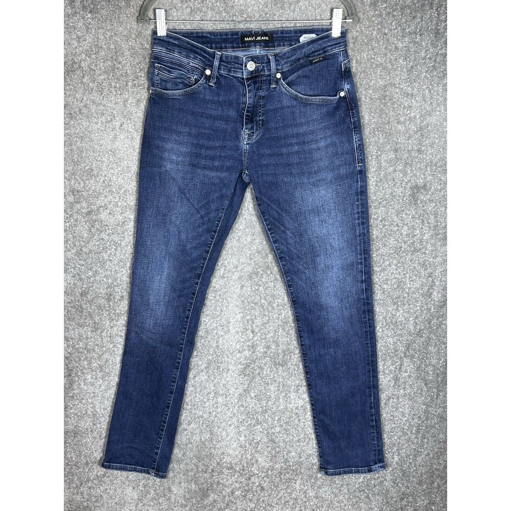 MAVI Marcus Slim Straight Leg Jeans Mens Size 29x32 Blue Stretch Denim Pockets